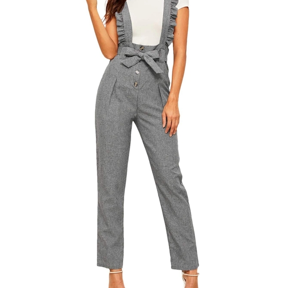 Gray Ruffled Sleeve Top - Picture 6 of 6